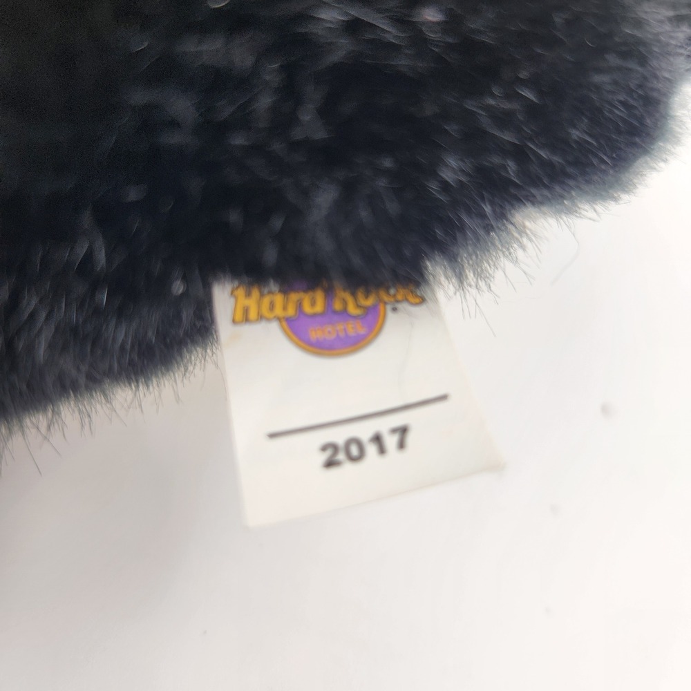VTG Hard Rock‎ Hotel Biloxi Panda Hoodie Bear Plush 2017 Black White New W/ Tags - Picture 8 of 9